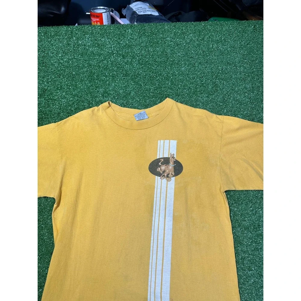 RARE Vintage 90s Scooby-Doo‎ T Shirt Mens Large Yellow Stanley Desantis